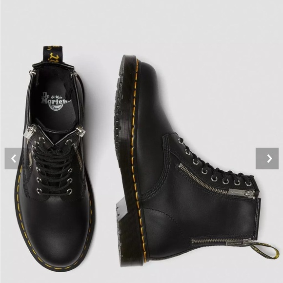 W9/M8 1460 Zip Nappa Leather Lace Up Boots (discontinued rare) - Picture 8 of 8